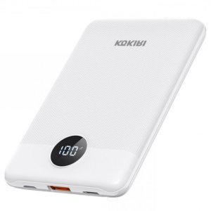 보조배터리 코끼리 화이트 LCD USB PD 미니 10000mAh