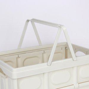 캠핑 손잡이 테이블 카고박스 폴딩박스 밀크 수납함 55L 차정리함