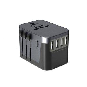 최신형 해외여행 5포트 USB 5.6A 고속충전 멀티 플러그 어댑터 랍슨유통