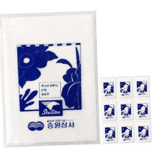 국산 순면 베이직 융보루 40x48 세차타월x(10개)구두가죽광택