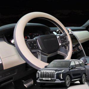 핸들커버 핸들커버 투톤라인 더뉴팰리세이드 원형 가죽 바이미