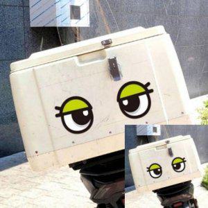 차량꾸미기스티커 고휘도 자동차스티커 반사 트럭왕눈이 왕눈이11 130x130mm