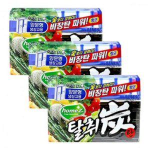 양문형 240g 냉장고용 홈즈 애경 탈취탄 3개 X