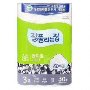 3겹 30롤 화장지 두루마리화장지 화장지30롤 화장실화장지
