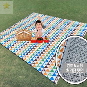 도톰한 210x270cm 공원돗자리 엠보싱캠핑매트 어린이집소풍돗자리 피크닉돗자리매트