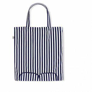집소 패브릭 접이식 에코백 줄무늬 장보기 가방 휴대용 쇼퍼백 접이식장바구니 시장가방 미니장바구니