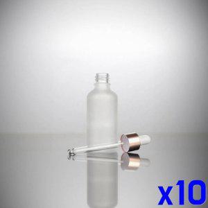화장품소분용기 휴대용 x10개 15ml 스포이드유리병