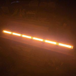 우리파파 12v 24v LED 자석 6단 경광등 싸이키 견인차 농기계 렉카 단면 경광등