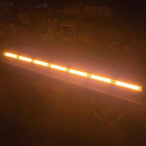 우리파파 12v 24v LED 자석 7단 경광등 싸이키 트랙터 굴착기 트럭 단면 경광등