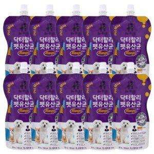 유산균 우유 망고 강아지 저지방 락토프리 10P 200ml