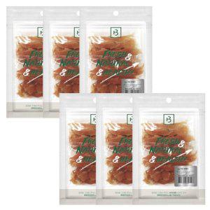 부드러운 강아지 육포 치킨 꽈배기 180g 6P 져키 간식