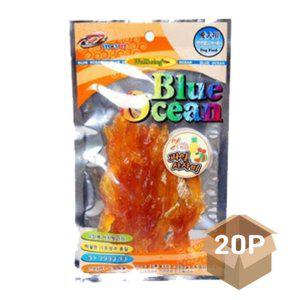 고단백 강아지 육포 간식 닭가슴살 70g 20P 영양 스낵