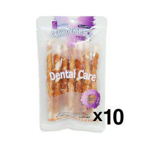 치킨말이 구루머 스틱껌 7p X10 애견 간식껌 치석제거