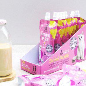 고양이 우유 닥터할리 펫밀크 캣 200ml 10팩