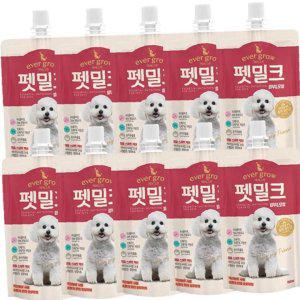 강아지 영양 안심 우유 피부 모발 150ml 10P 유산균 소화