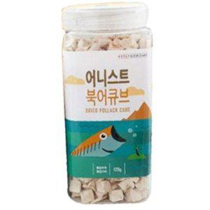 강아지 그대로 단정 동결건조 큐브 북어 120g 1P 트릿 한입