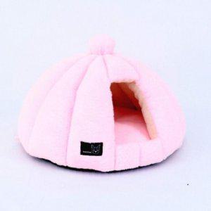 고양이 극세사 안심 이글루 핑크 1P 침대 숨숨집