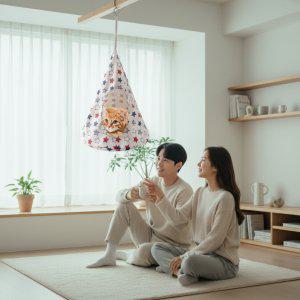 고양이 해먹 침대 캣타워 텐트 반려동물 방석 걸이형 고양이집