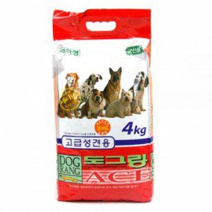 고급 성견용 강아지사료 익스 애견용사료 반려동물 건식 4kg