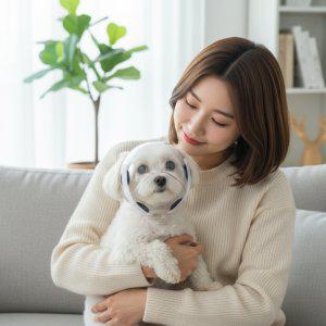 강아지 방지 헤드커버 소형견 짖음 고양이 미용 얼굴 애견 훈련 용품 안전 마스크