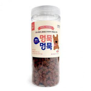 EAS 모모 애견간식 모모펫 멍묵멍묵 국내산 통간식 소프트져키 연어 1kg