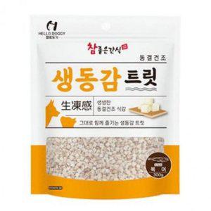 EAS 헬로도기 강아지간식 동결건조 생동감트릿 북어 미니 300g