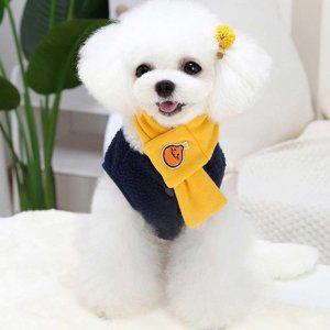 강아지 겨울 따뜻한 뽀글이 폴리스 후리스 조끼 자켓