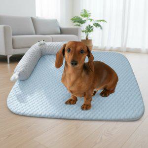 애견 반려묘 여름용 냉감 쿨매트 강아지 고양이 사각 쿨방석 65x