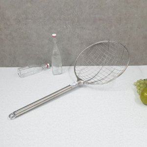 조리뜰채 튀김틀채 스텐 파이프뜰채 특c 350mm