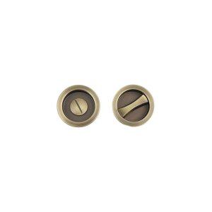 DSL150 잠금장치 미닫이문전용 새틴브론즈 손잡이 고리 DIY 키 슬라이딩 도어락 방문