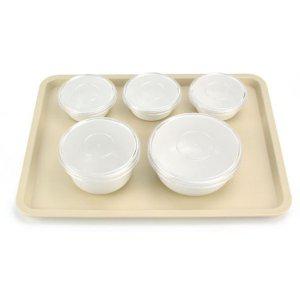 병원용 식판 배식판 성인 식판 나눔 식판 3찬 베이지