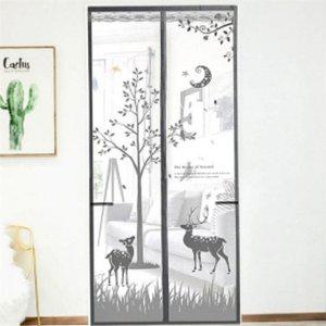 탈부착 자석 현관문 모기장 90x210cm 디자인 현관문 자석 방충망 자동