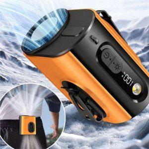 넥밴드 허리 휴대용 선풍기 3600mAh 벨트형 무선 휴대용 선풍기 스포츠