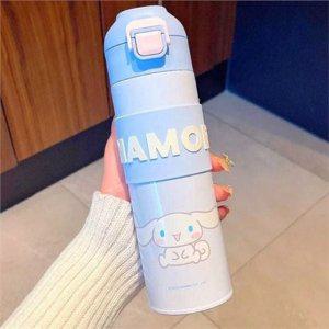 휴대용 텀블러 500ml 보온 손잡이 텀블러 500ml 스테인리스 보냉 물병