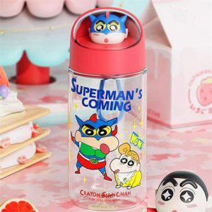 어린이 물병 500ml 피규어 트라이탄 물병 500ml 휴대용 아동 우주