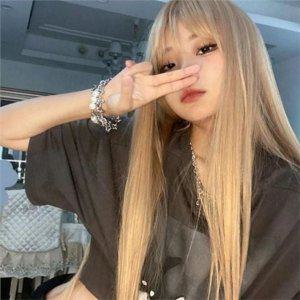 자연 여성 긴 머리 가발 웨이브 여성 통가발 생머리 여자용