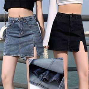 속바지 청치마 데일리 데님 스커트 짧은 여름