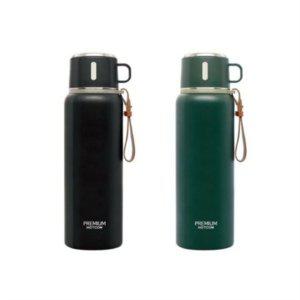 휴대용 대용량 보온병 원터치 900ml 보냉병 스테인리스 진공 텀블러