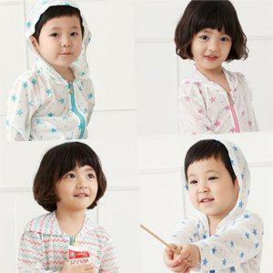 얇은 유아 비치 점퍼 4종 후드 아동 비치 점퍼 바람막이