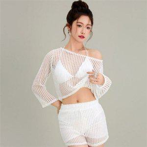 모던 여성 비키니 망사 비키니 3피스 썸머 휴가 해변