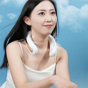휴대용 넥밴드 선풍기 무소음 목걸이형 선풍기 사무실용 캠핑용