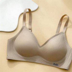 와이어리스 브래지어 노와이어 여성 브래지어 데일리 라텍스 심리스