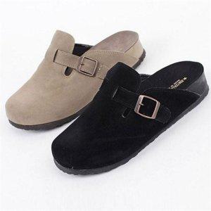 국산 스웨이드 블로퍼 3cm 낮은굽 여성 블로퍼 버클 데일리
