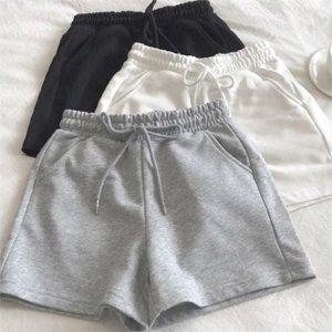캐주얼 여성 밴딩 반바지 트레이닝 여성 3부 반바지 데일리반 여름