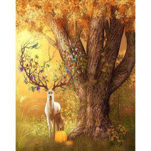 아이윙스 피포페인팅 GX5939 Deer tree 사슴나무 DIY명화그리기 DIY그림그리기