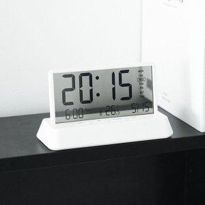 무소음 탁상시계 미니 건전지 디지털 탁상시계 snooz