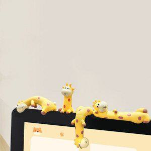 피규어 기린 4종세트 인형 장식 모니터 인테리어 미니 거실인테리