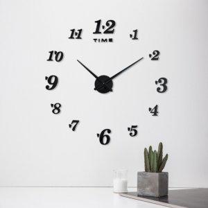 DIY 미니하트 붙이는 인테리어 벽시계(블랙)