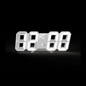 3D 화이트 LED 탁상시계 OTD-1007 오리엔트