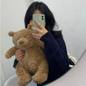 부드러운 곰돌이 못생긴 애착인형 브라우니곰인형 인형 귀여운 댕청한 브라우니 곰인형